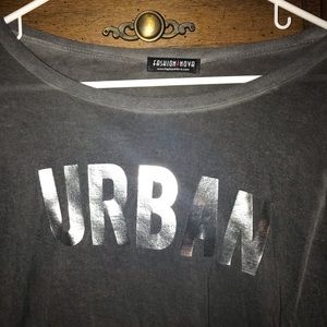Grey "Urban" Top